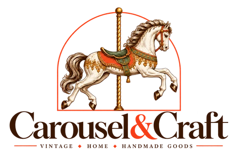 Carousel & Craft carousel horse logo.