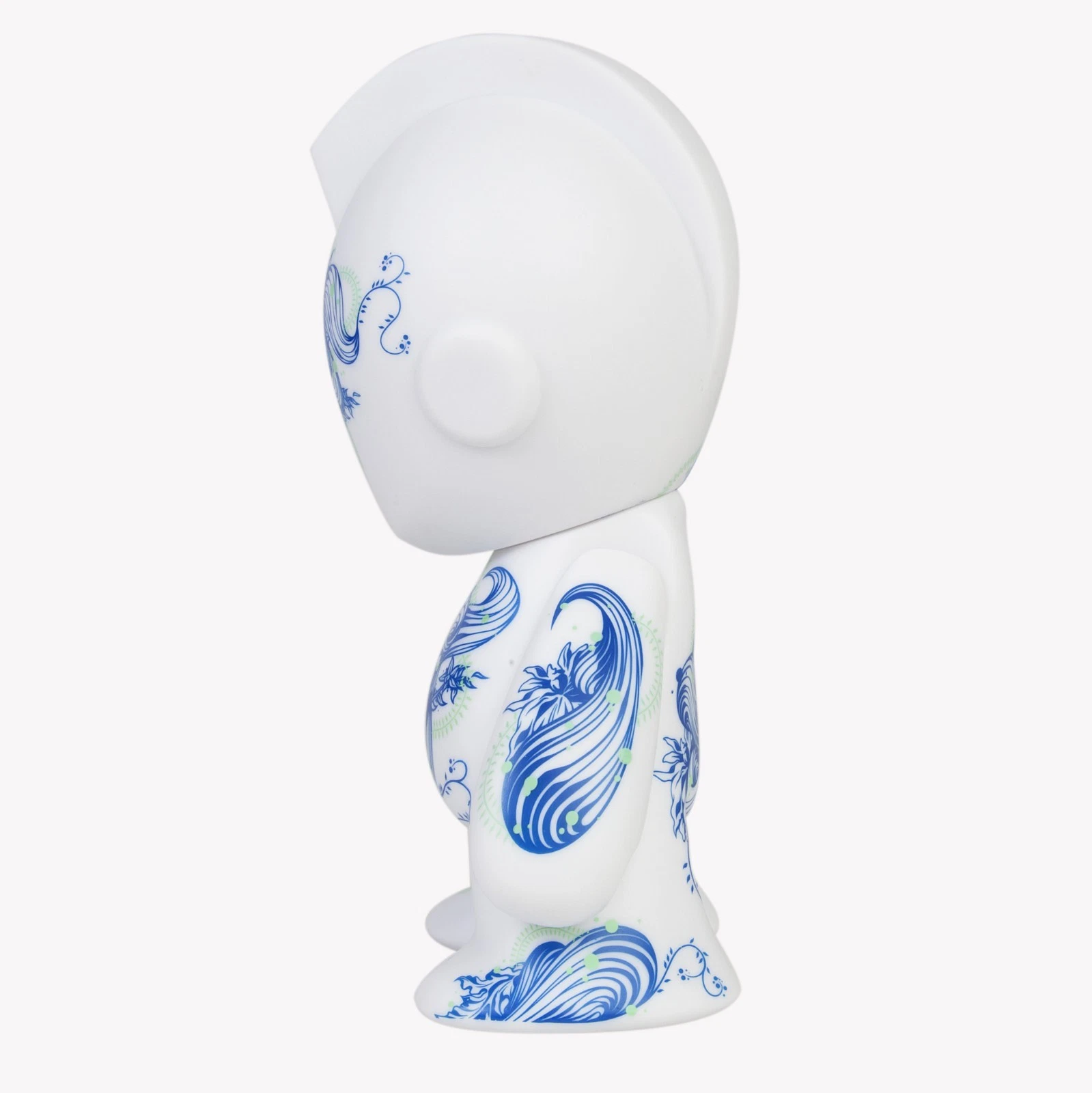 Opposite side view of the Floral Pleasure Bot figure